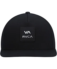 Men's Black Square Snapback Hat