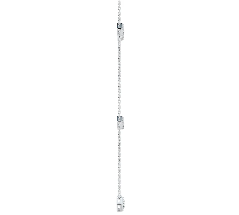 Portfolio by De Beers Forevermark Diamond Honeycomb Station Statement Necklace (7/8 ct. t.w.) in 14k White or Yellow Gold, 16" + 2" extender
