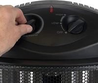 Black+Decker Infrared Heater Quartz Tower Heater