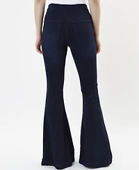 Women's High Rise Extreme Flare Two Pocket Jeans