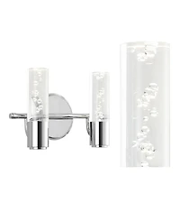 Bolha 2-Light Minimalist Modern Bubble Integrated Led Vanity Light