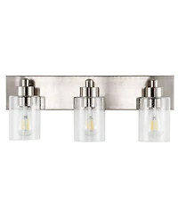 Irving 3-Light Seeded Modern Contemporary Led Vanity Light