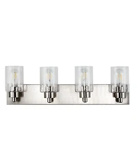 Irving 3-Light Seeded Modern Contemporary Led Vanity Light