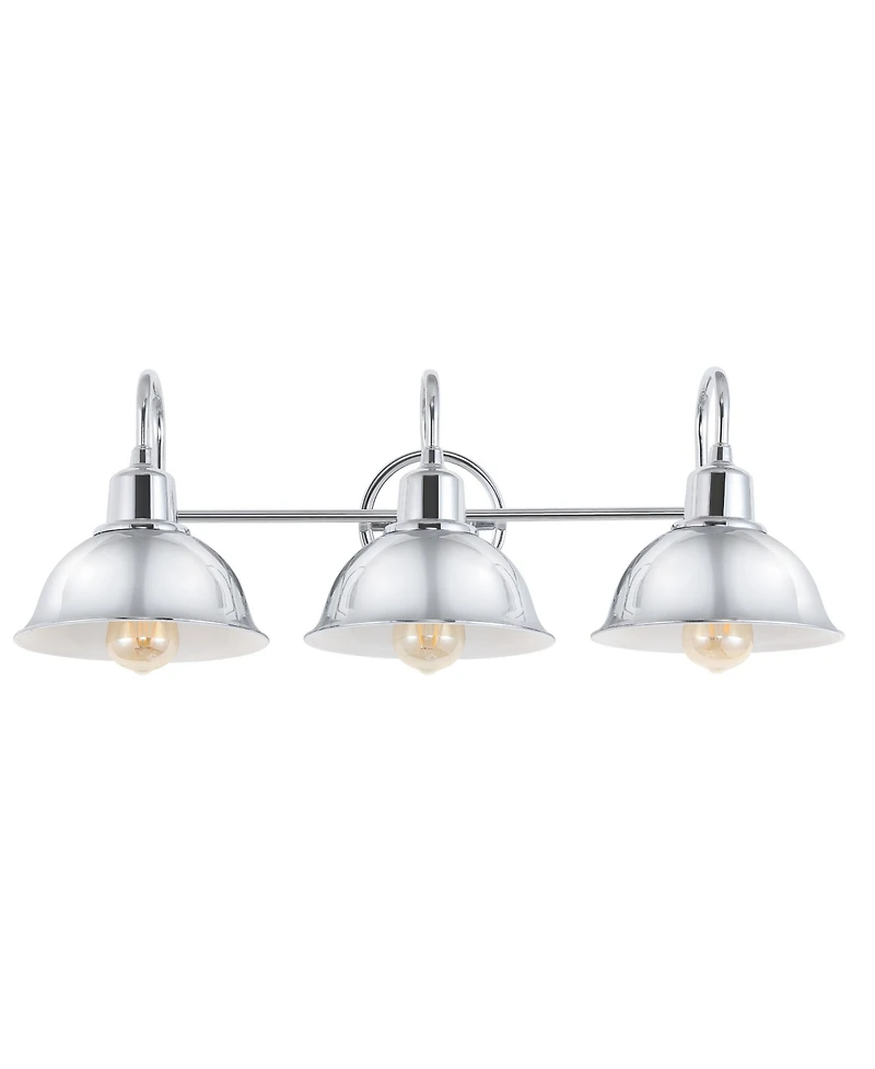 Frisco 3-Light Farmhouse Industrial Shade Vanity