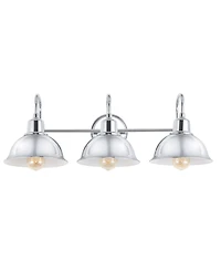 Frisco 3-Light Farmhouse Industrial Shade Vanity
