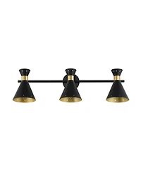Elroy 3-Light Iron Retro Contemporary Led Track Light