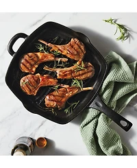 Ayesha Curry 10" Cast Iron Square Grill Pan