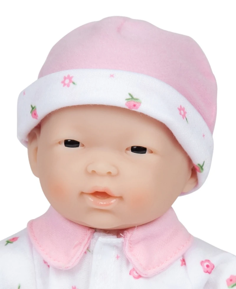 La Baby Asian 11" Soft Body Baby Doll Pink Outfit - Asian
