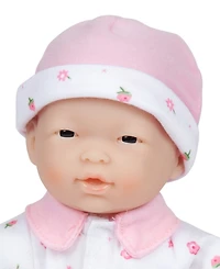 La Baby Asian 11" Soft Body Baby Doll Pink Outfit - Asian