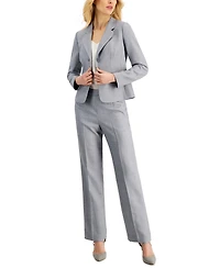 Le Suit Women's Notch-Collar Pantsuit, Regular & Petite