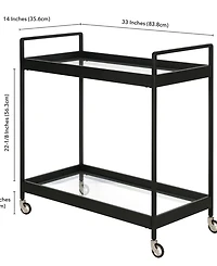 Cooper Bar Cart, 33" x 14"