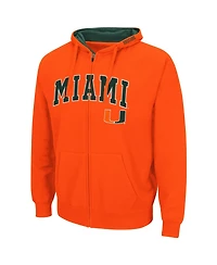 Men's Miami Hurricanes Arch Logo 3.0 Full-Zip Hoodie