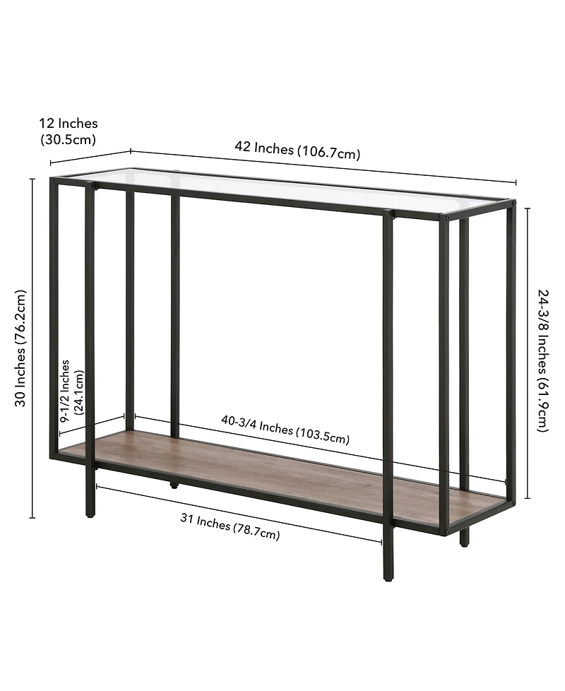Vireo Accent Table with Shelf