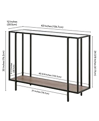 Vireo Accent Table with Shelf