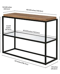 Hector Accent Table, 42" x 14"