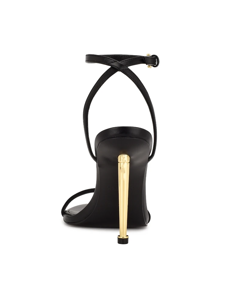 Nine West Women's Reina Ankle Strap Stiletto Sandals