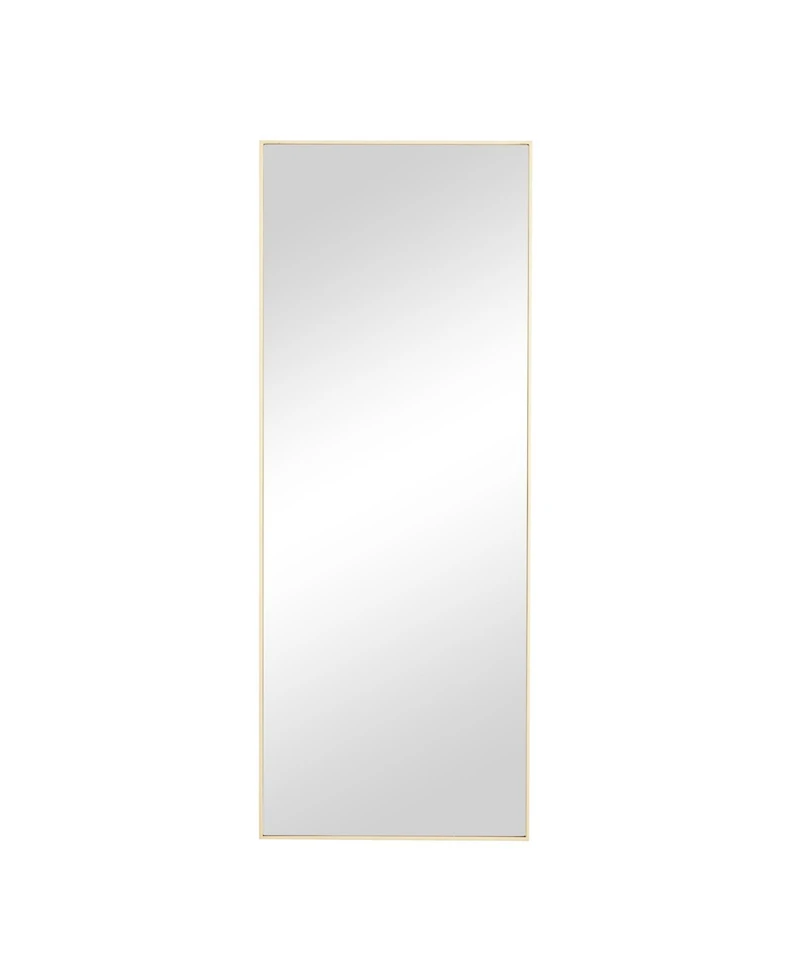 Wood Contemporary Wall Mirror