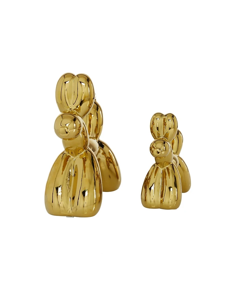 Contemporary Dog Sculpture, Set of 2
