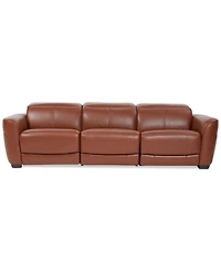 Lexanna -Pc. Leather Sofa with Power Motion Recliners