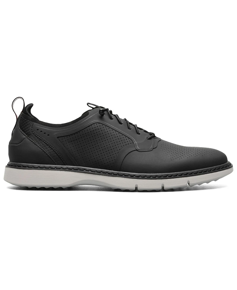 Stacy Adams Men's Synchro Plain Toe Elastic Lace Shoes
