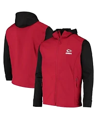 Men's Red, Black Kansas City Chiefs Alpha Full-Zip Jacket