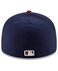 Men's White and Navy Washington Nationals Alternate 2020 Authentic Collection On-Field Low Profile Fitted Hat