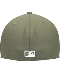 Men's New Era Olive Chicago White Sox Logo 59FIFTY Fitted Hat