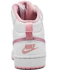 Nike Big Girls Court Borough Mid 2 Casual Sneakers from Finish Line