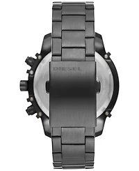 Diesel Men's Chronograph Griffed Gunmetal-Tone Stainless Steel Bracelet Watch 48mm