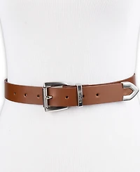 Levi's Women's Western Metal Tip End Leather Pant Belt
