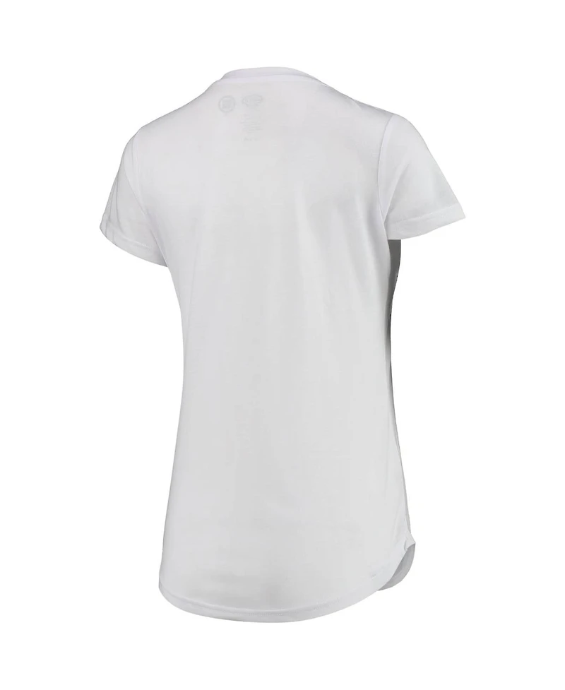 Women's White, Charcoal Chicago Blackhawks Sonata T-shirt and Leggings Set