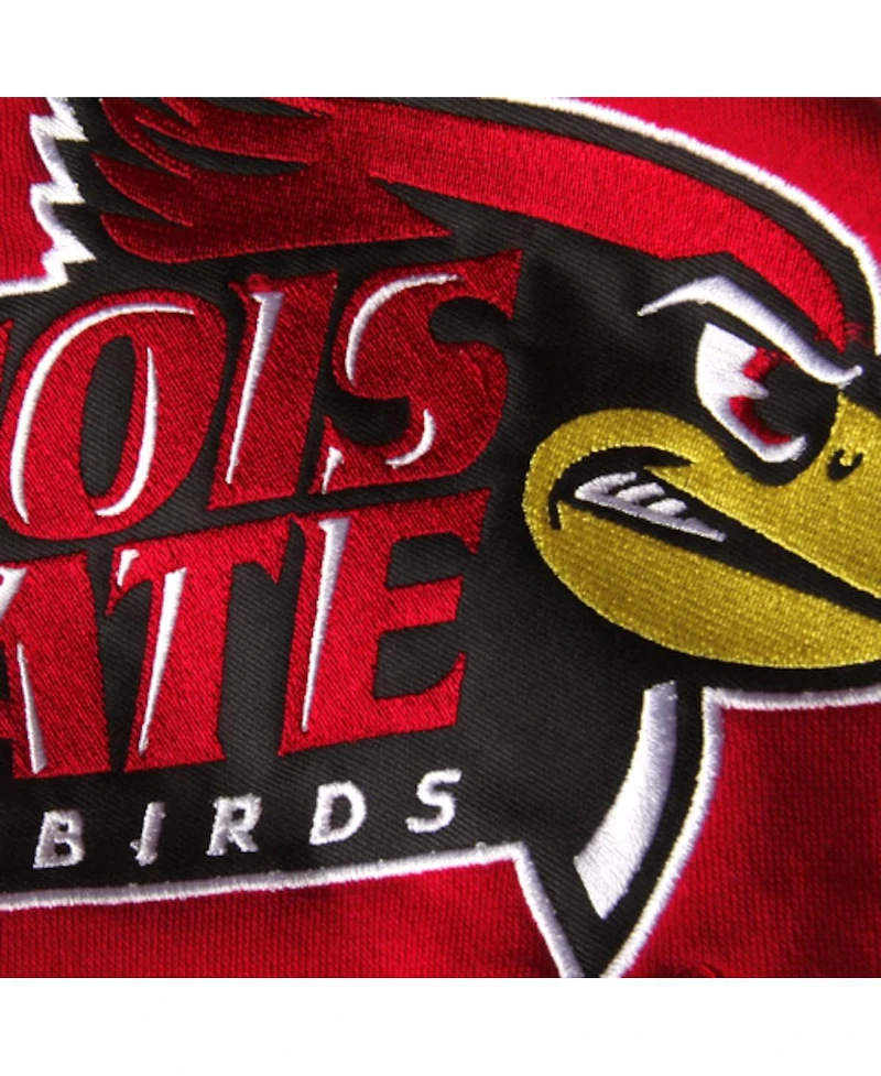 Women's Red Illinois State Redbirds Big Logo Pullover Hoodie
