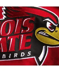 Women's Red Illinois State Redbirds Big Logo Pullover Hoodie