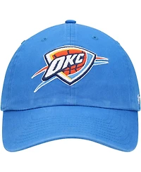 Men's Blue Oklahoma City Thunder Team Clean Up Adjustable Hat