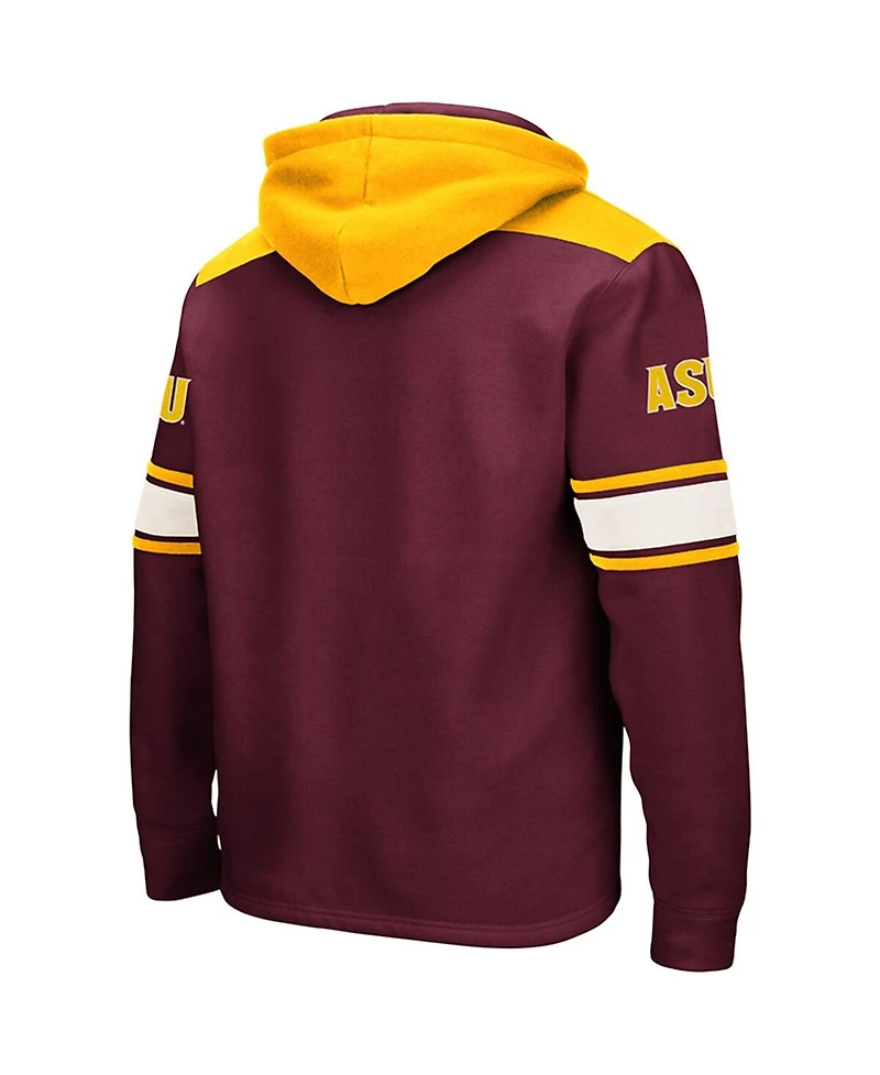 Colosseum Men's Arizona State Sun Devils 2.0 Lace-Up Pullover Hoodie