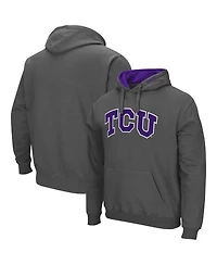 Men's Colosseum Tcu Horned Frogs Arch and Logo 3.0 Pullover Hoodie