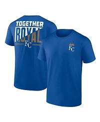 Men's Fanatics Royal Kansas City Royals Hometown Collection Together T-shirt