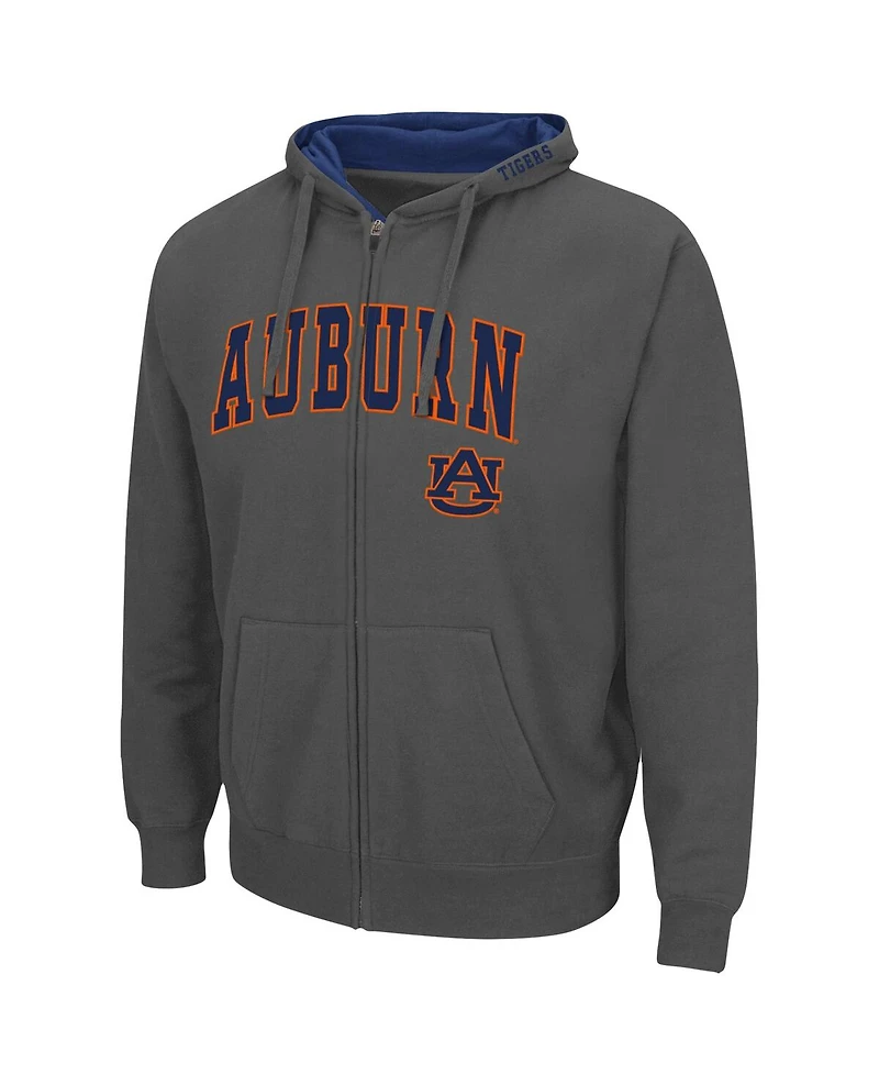 Colosseum Men's Auburn Tigers Arch Logo 3.0 Full-Zip Hoodie