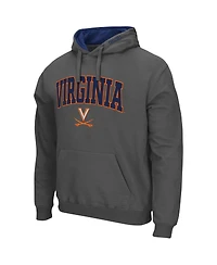 Men's Colosseum Virginia Cavaliers Arch and Logo 3.0 Pullover Hoodie