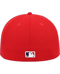 Men's New Era Red St. Louis Cardinals 9/11 Memorial Side Patch 59Fifty Fitted Hat