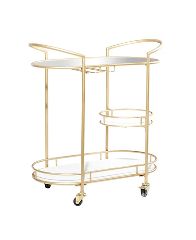 Metal Contemporary Bar Cart