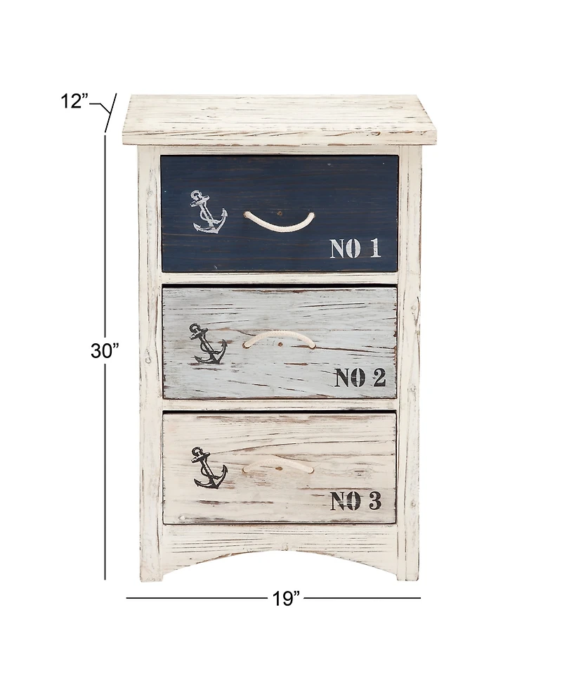 Wood Coastal Chest