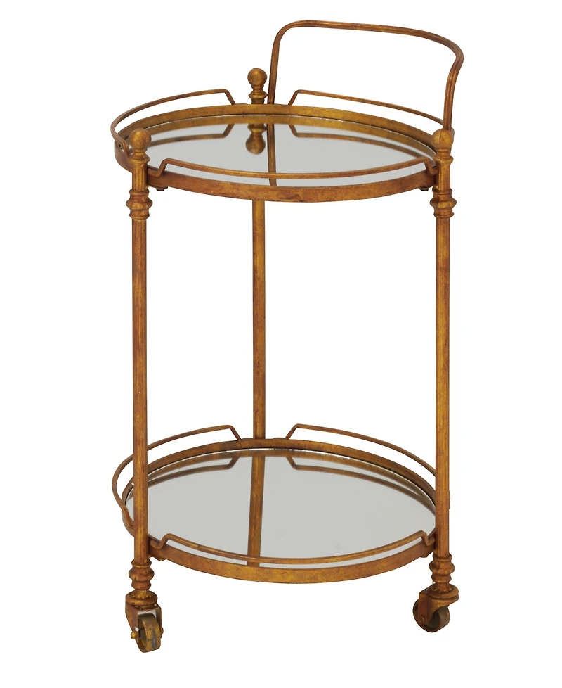 Brass Iron Bar Cart