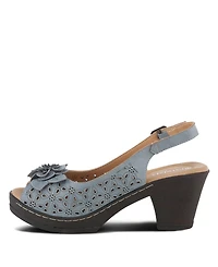 Patrizia Women's Doriday Floral Slingback Peep-Toe Sandals