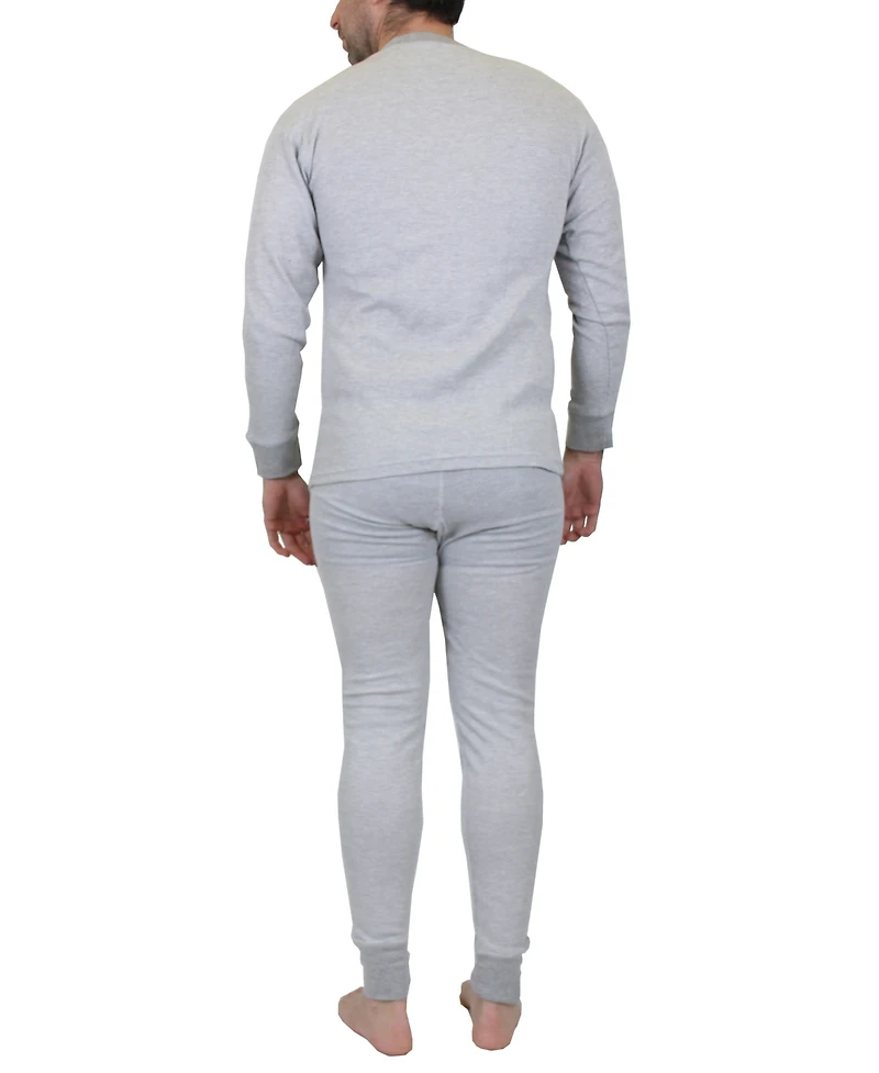 Galaxy By Harvic Men's Winter Thermal Top and Bottom, 4 Piece Set