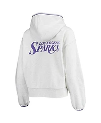 Women's Nike Gray Los Angeles Sparks Performance Full-Zip Hoodie