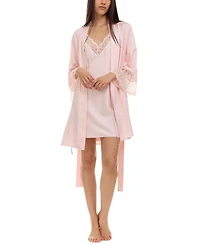 Flora by Nikrooz Kit Matte Heart Lace Chemise Lingerie Nightgown