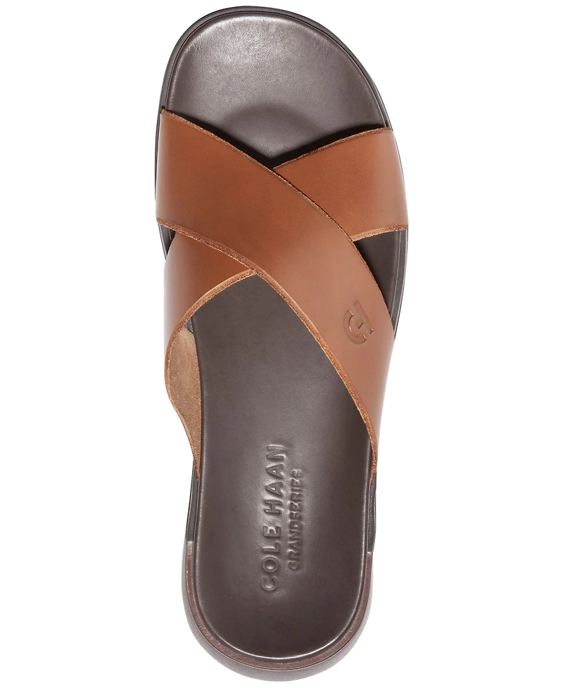 Cole Haan Men's Grand Ambition Crisscross Slide Sandal