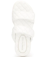 Kenneth Cole New York Women's Reeves Quilted Two Band Flat Sandals