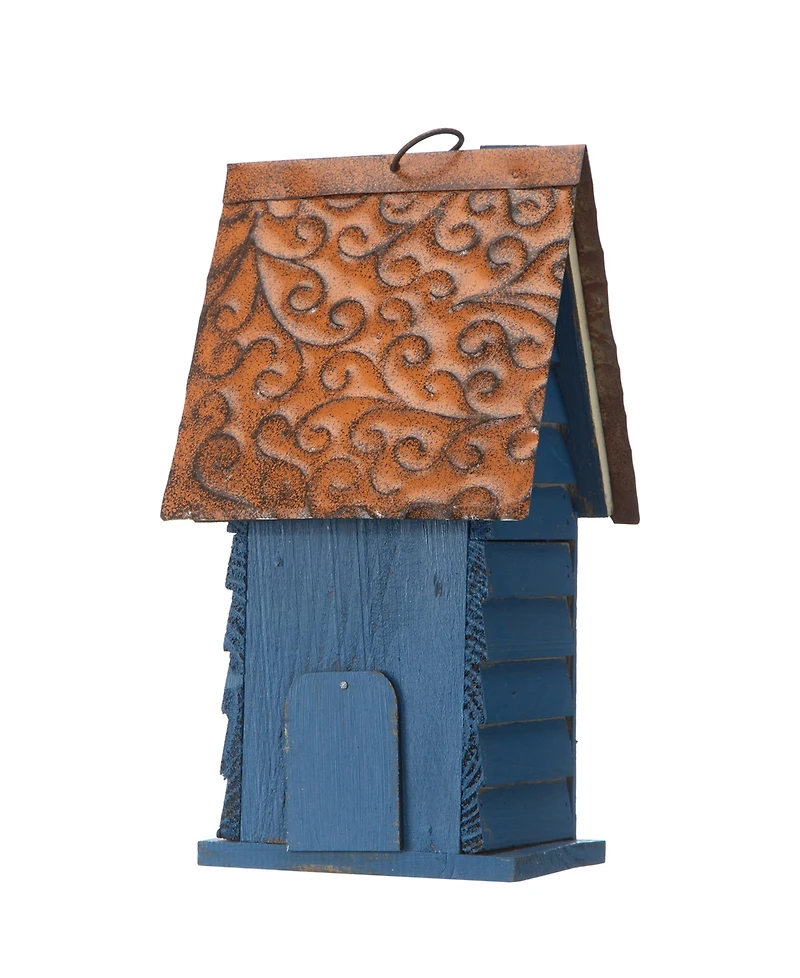Glitzhome 12" Cottage Birdhouse
